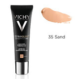 Vichy DermaBlend Fond de teint correcteur nivelant 16h 3D Correction, teinte 35 Sand, 30 ml