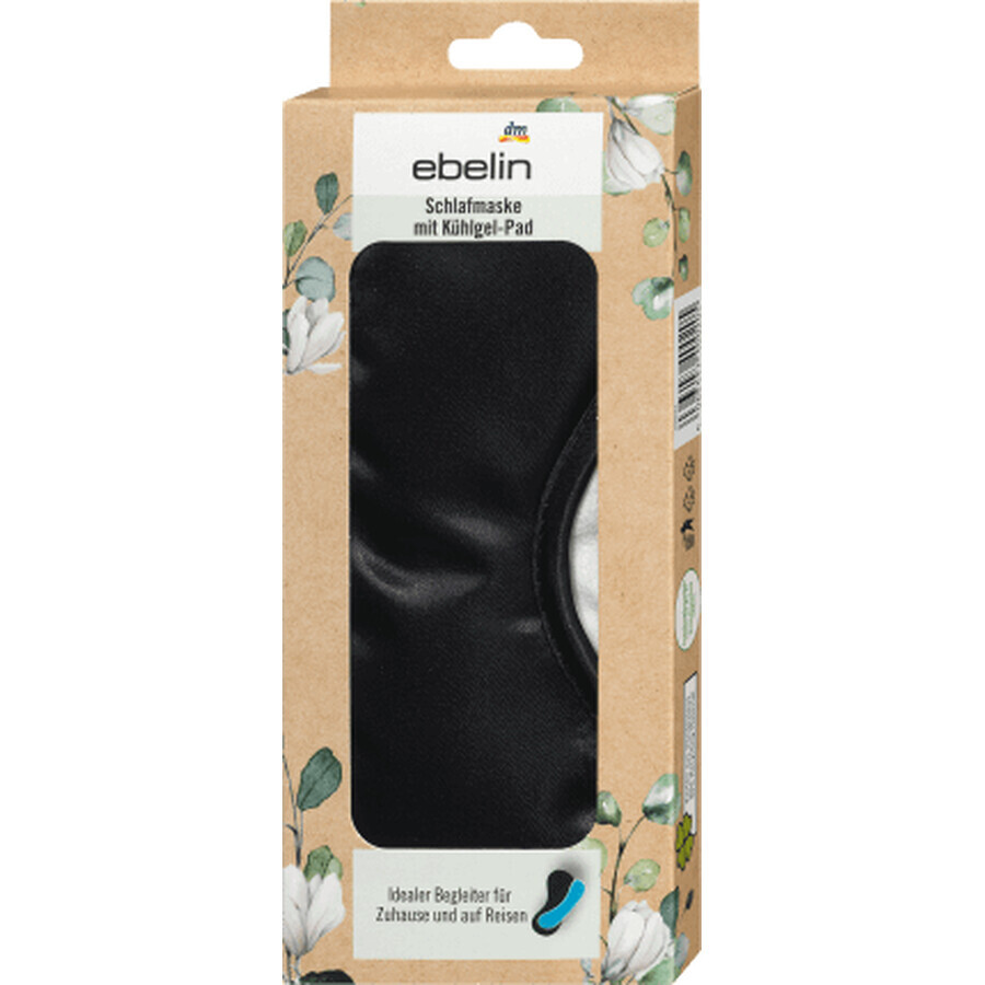 Ebelin Slaapmasker met gelkussen, 1 stuk