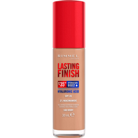 Rimmel London Lasting Finish 35H Grundierung 100 Elfenbein, 1 Pk