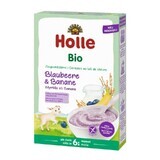 Cereali biologici con latte di capra e frutta, mirtilli e banane, 200 g, Holle