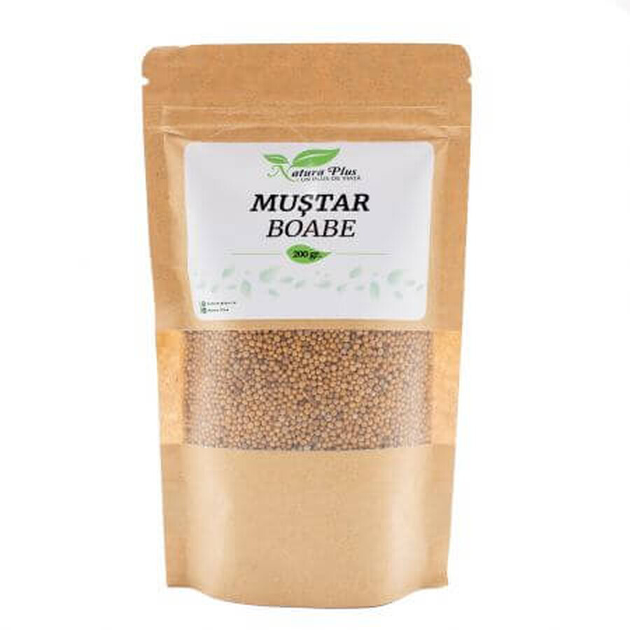 Moutarde en grains, 200g, Natura Plus