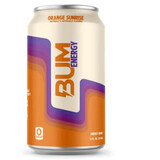 Energiedrank met sinaasappel Sunrise smaak, 355 ml, Bum Energy