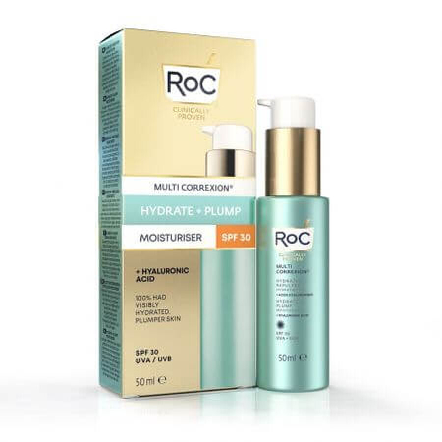 Multi Correxion Hydrate + Plump Moisturizing Face Cream with Sun Protection SPF 30, 50 ml, Roc