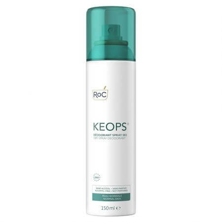 Déodorant spray sec Keops, 150 ml, Roc