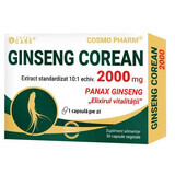 Koreaanse ginseng, 2000 mg, 30 tabletten, Cosmo Pharm