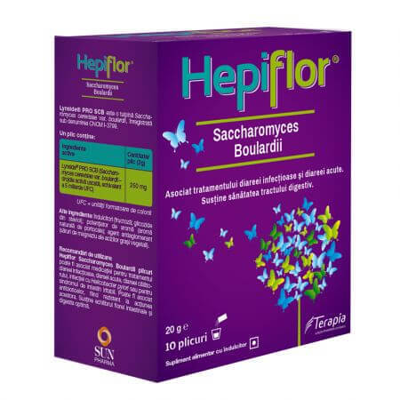 Hepiflor Saccharomyces Boulardii, 10 sachets, Therapy