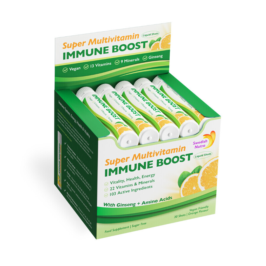 Immune Boost Complex, 30 Ampullen, Swedish Nutra