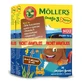 Omega-3 and cola-flavoured gummy fish pack, 36 jellies + 36 jelly beans, Möller's