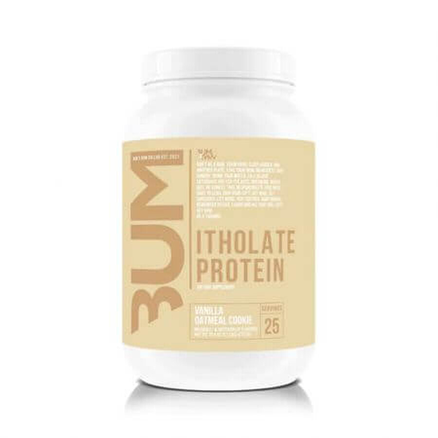 Molkenisolat-Proteinpulver mit Vanille-Haferflocken-Keks-Geschmack Cbum Series Itholate Protein, 777,5 g, Raw Nutrition