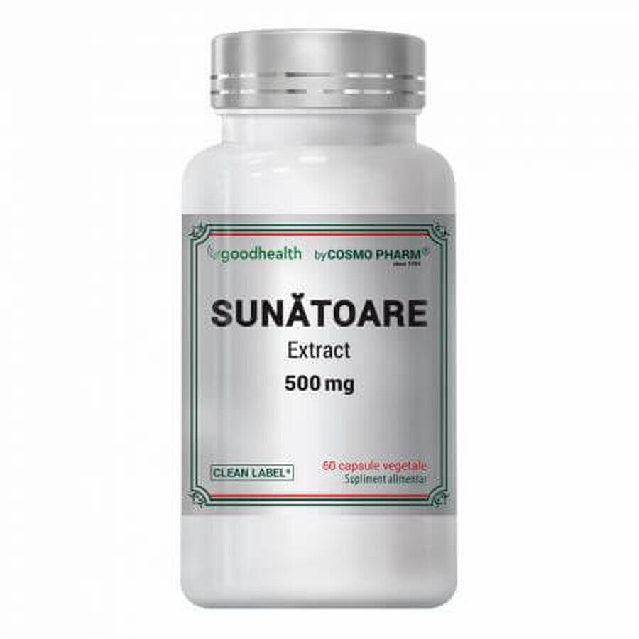 Sunatoare-extract, 500 mg, 60 capsules, Cosmo Pharm
