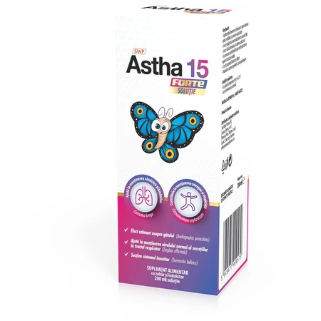 Astha 15 Forte Syrup, 200 ml, Sun Wave Pharma