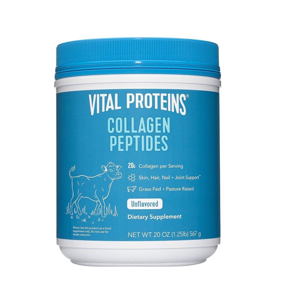 Vital Proteins Peptides de Collagene, Peptides de Collagene sans saveur, 567 g ,GNC