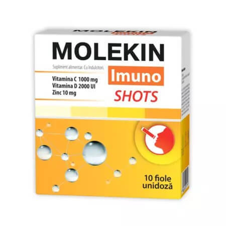 Molekin Imuno shots, 10 injectieflacons, Zdrovit