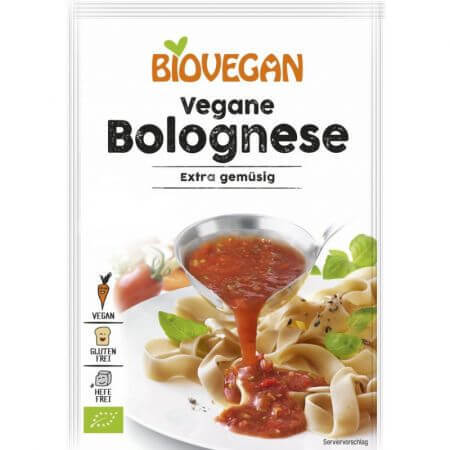 Sauce bolognaise bio végétalienne, 33 g, Biovegan