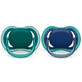 Philips Avent Ultra Luchtfopspenen, 6-18 maanden, 2 stuks, Groen en Blauw, SCF085/31, Philips