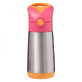 Thermos con cannuccia, 350 ml, Rosa/Arancio, BBOX