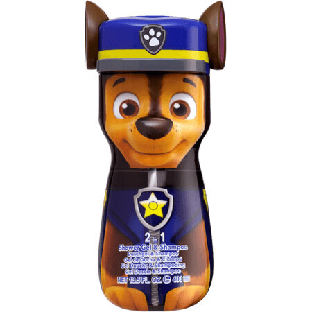 Gel doccia e shampoo Air-Val Paw Patrol Chase, 400 ml