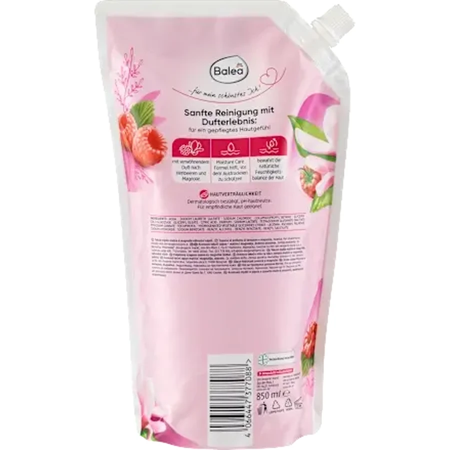 Balea Reserve Mydło w płynie malina i magnolia, 850 ml: ceny i cechy