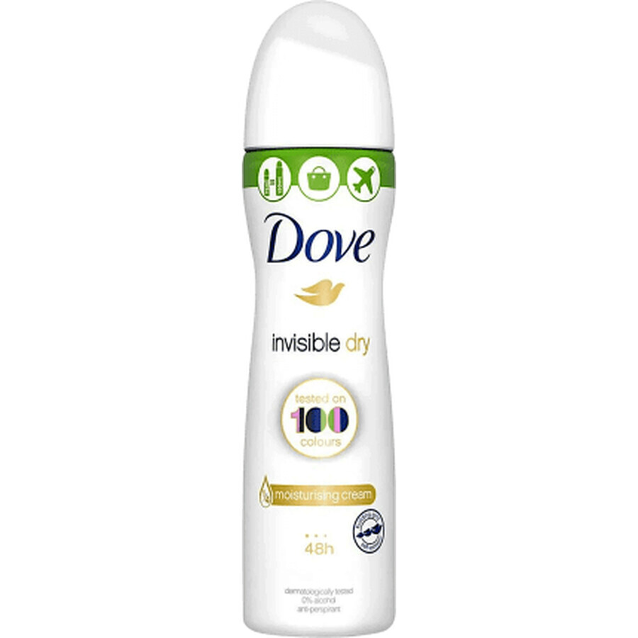 Dove Deodorante spray invisibile secco, 75 ml