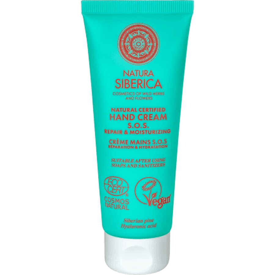 Natura Siberica Herstellende Handcrème, 75 ml