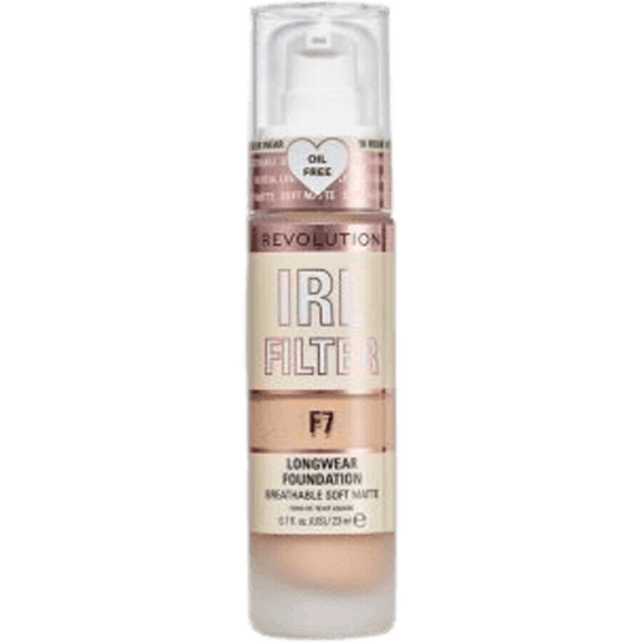 Revolution IRL Filter Longwear Foundation F7, 23 g