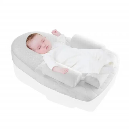 BabyJem Velvet White matelas incliné et sac à tiges de cerises