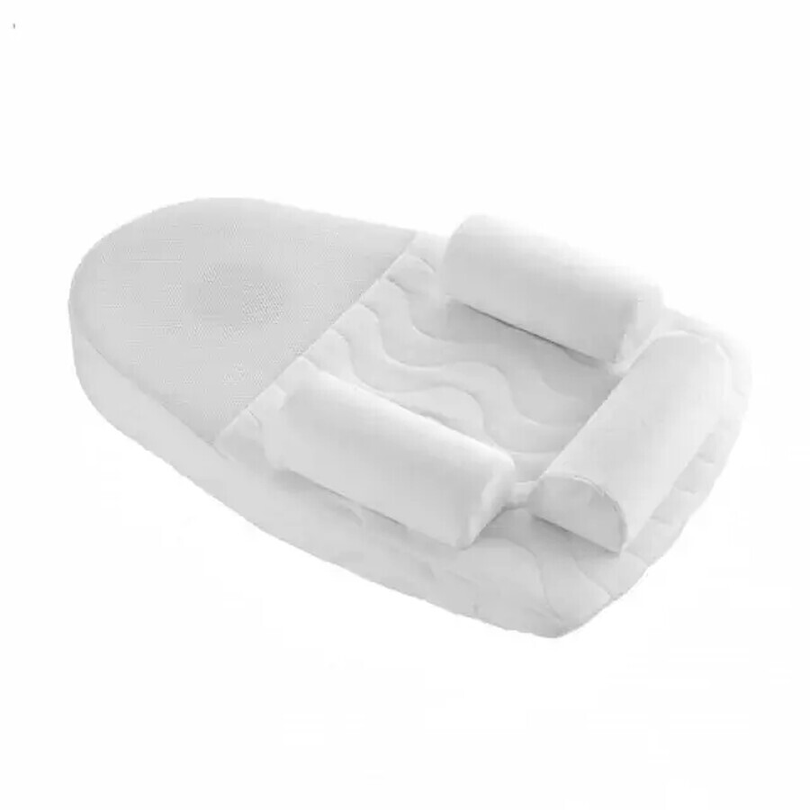 BabyJem Velvet White matelas incliné et sac à tiges de cerises