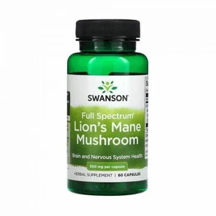 Löwenzahnpilz, 500 mg, 60 Kapseln, Swanson