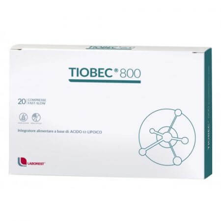 Tiobec 800, 20 tabletten, Laborest Italia