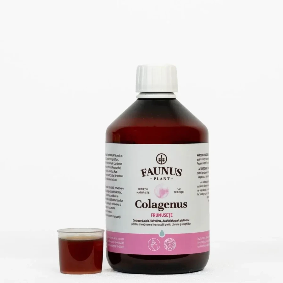Colagenus Frumusețe hydrolyzed liquid collagen for hair, skin and nails, 500 ml, Faunus Plant