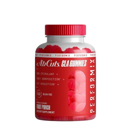 Performix AbCuts® CLA Gummies, CLA Fruit Punch Flavored Jelly Beans, 60 gummies, GNC