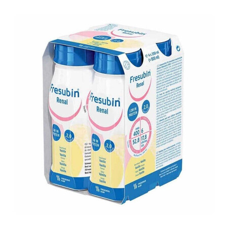 Fresubin Renale Vaniglia, 4 x 200 ml, Fresenius Kabi