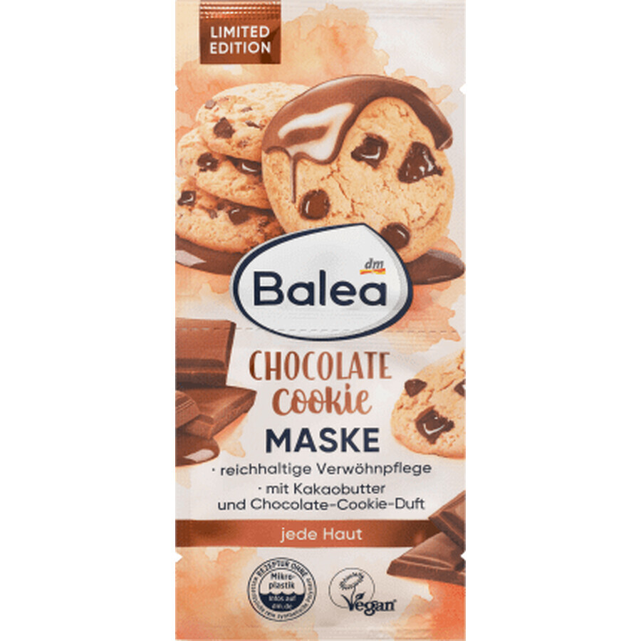 Balea Chocolade Koekjes Gezichtsmasker, 16 ml