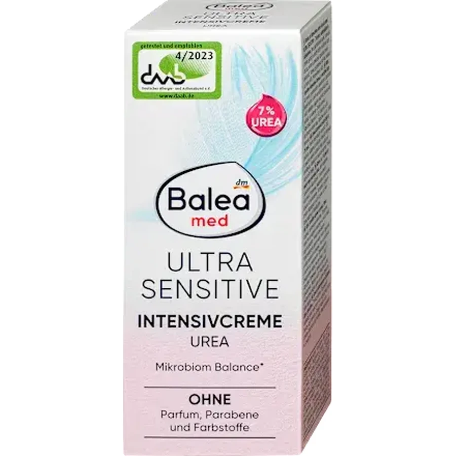 Balea MED Ultra Sensitive Creme mit Urea, 50 ml