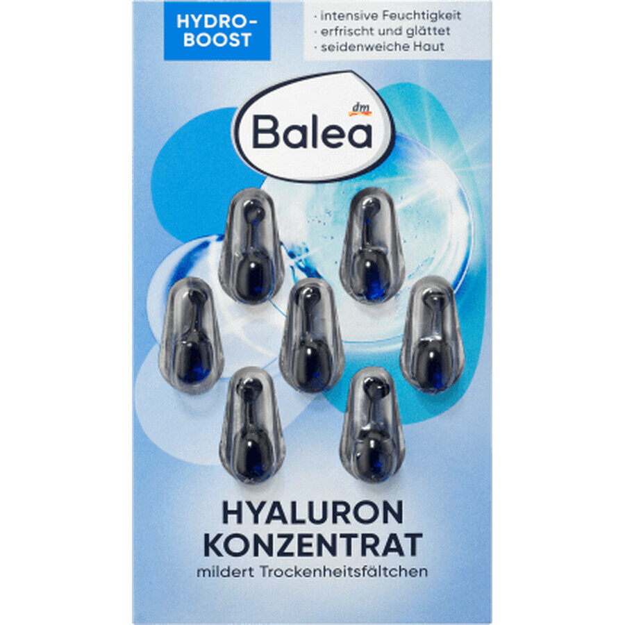 Balea Siero concentrato con capsule di acido ialuronico, 7 pz