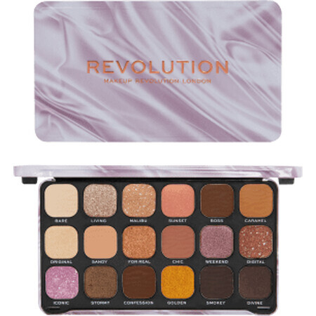 Revolution Forever Flawless Nude Silk Blush Palette, 19.8 g