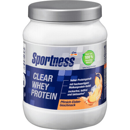 Crème glacée protéinée à la pêche Sportness, 400 g