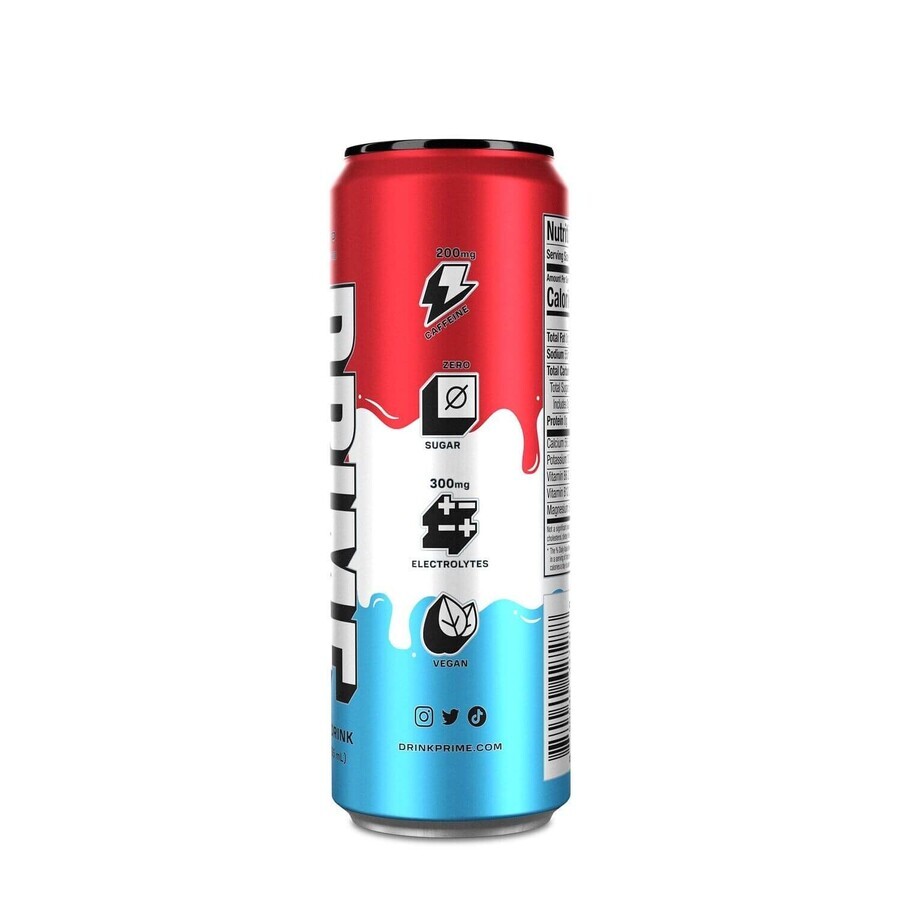 Prime Energy Drink, energie- en rehydratiedrank met ijspopsmaak, 355 ml, GNC