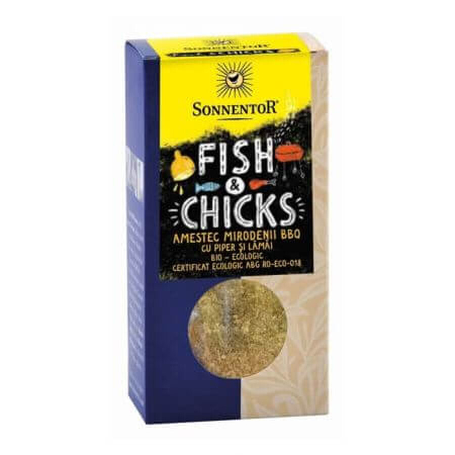 Miscela di condimento Bio Barbeque per pesce e pollo Pesce e pulcini, 55 g, Sonnentor