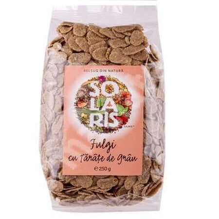 Fulgi cu tarate de grau, 250 g, Solaris