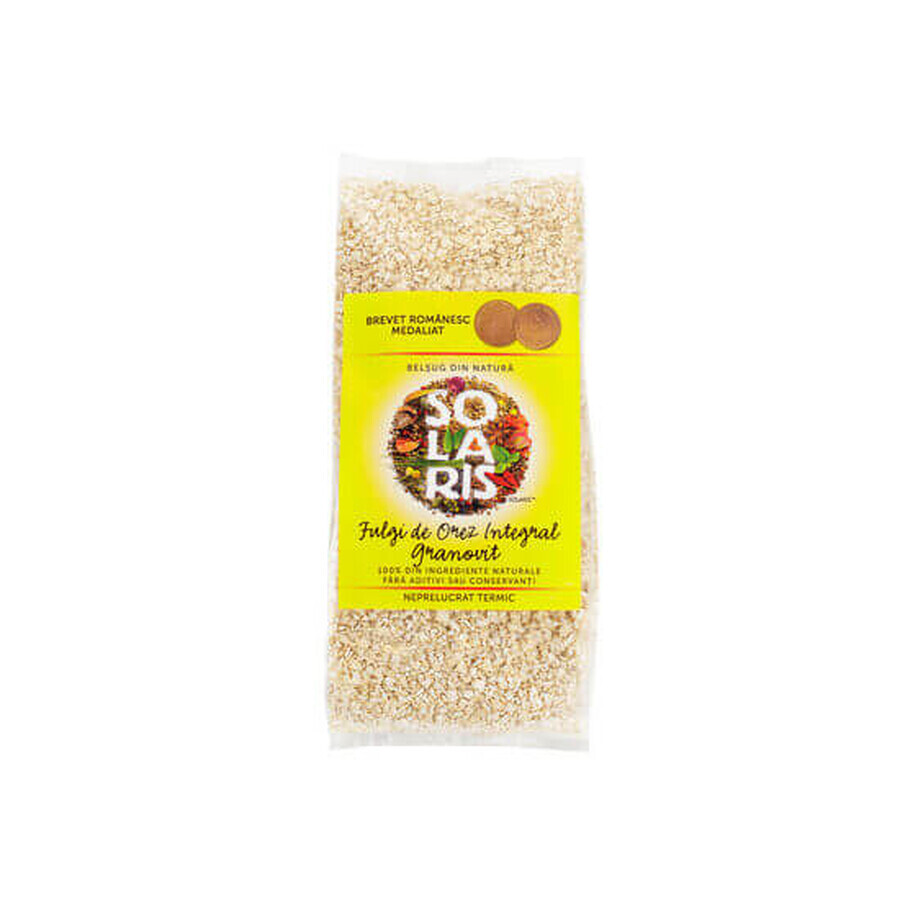 Flocons de céréales à base de riz brun, 400 g, Solaris