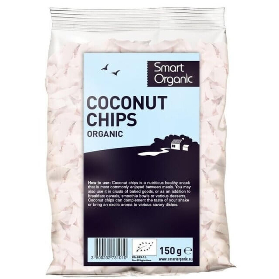 Rohe Kokosnussflocken, 150 g, Dragon Superfoods