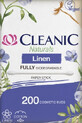 Cleanic Natuurlijke Linnen Cosmetische Sticks, 200 stuks