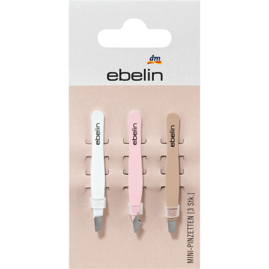 Ebelin Mini-Pinzetten-Set, 3-tlg