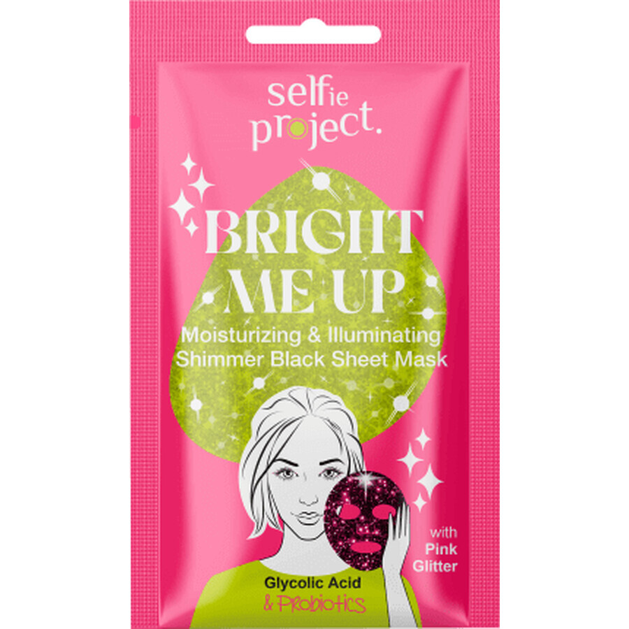 Selfie Project Maschera viso illuminante, 1 pz