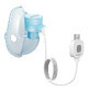 RedLine IQ M200 draagbare aerosolmachine, ultrasone vernevelaar, MESH-technologie, baby-, kinder- en volwassenenmasker, geluidloos