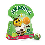 Lollies Akadika Propolis C met groene appels, 10 stuks, Fiterman Pharma