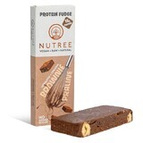 Rohes veganes Protein Fudge, Brownie Praline, 60 g, Nutree