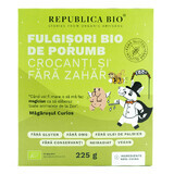 Biologische suikervrije krokante maïsvlokken GLUTENVRIJ, 225 g, Organic Republic
