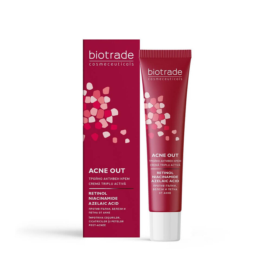 Biotrade Acne Out Triple Active Crème, 30 ml